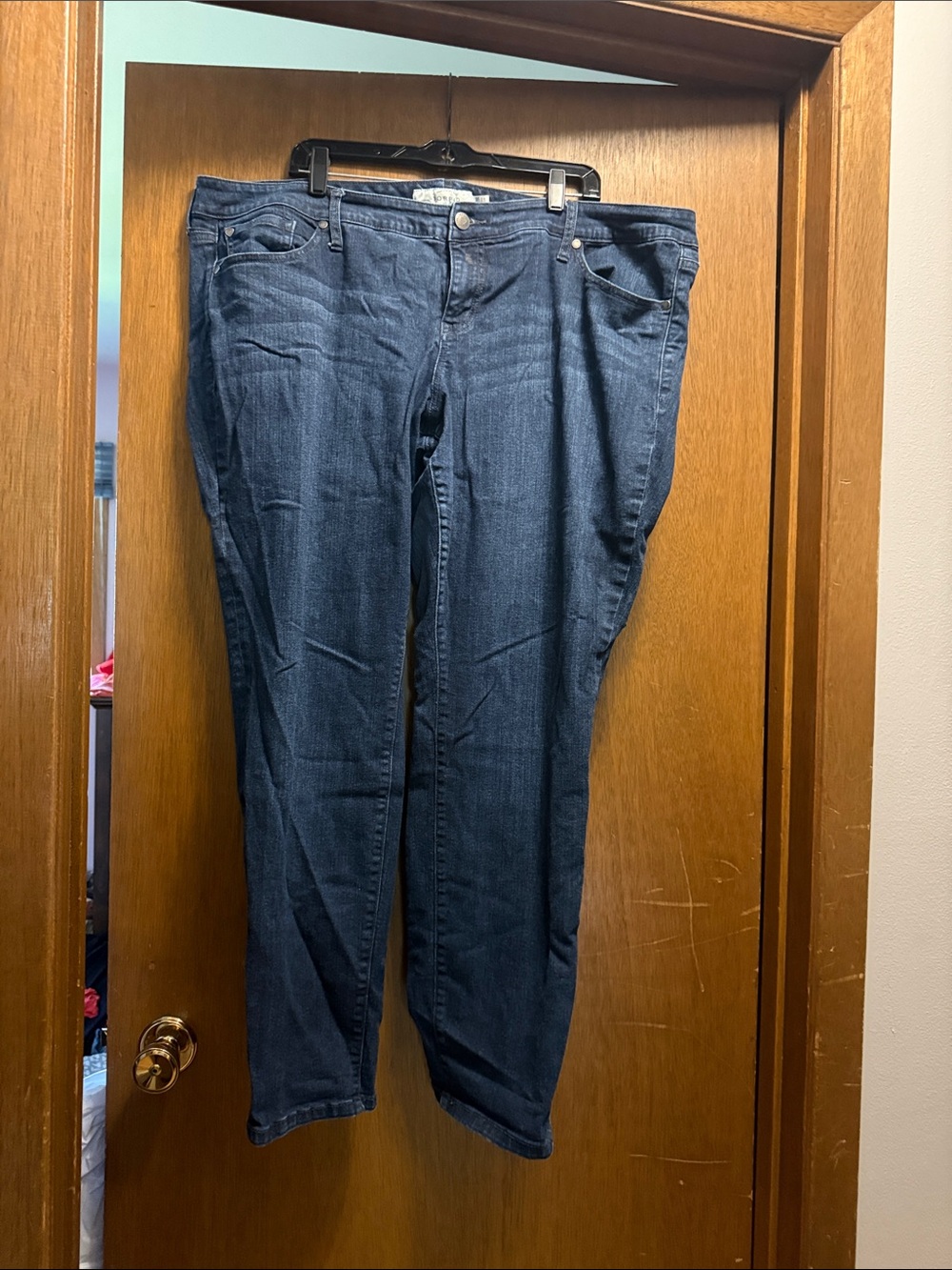 torrid Dark Indigo Boyfriend Stretch Jeans size 22R